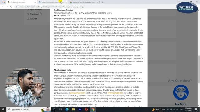 Amazon Job Vacancy 2023 | Work From Home | Customer Service Associate Job | Amazon Recruitment 2023 смотреть онлайн