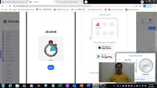 Timer App On Thunkable