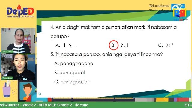 ETULay - Week 7 - Wednesday -MTB-MLE 1-3 - Ilocano смотреть онлайн