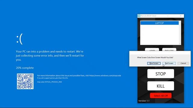 Windows Error Prank Software (BSOD) смотреть онлайн