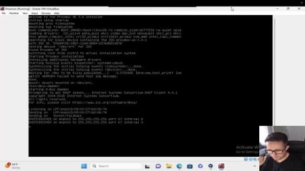 Install Proxmox in VirtualBox