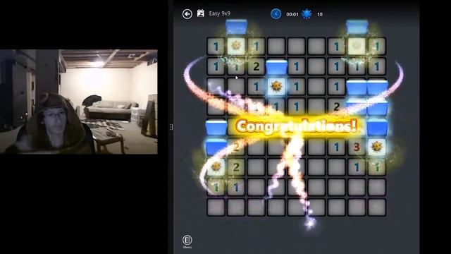 Minesweeper (Windows 8) Beginner in 1 second смотреть онлайн
