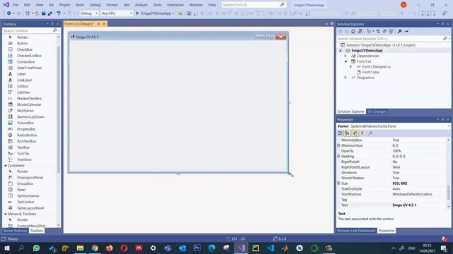 EmguCV # 70 Installing Emgucv 4.5.1 with .Net 5 смотреть онлайн