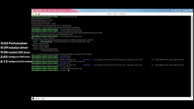 Sharing Printer dengan CUPS Server смотреть онлайн