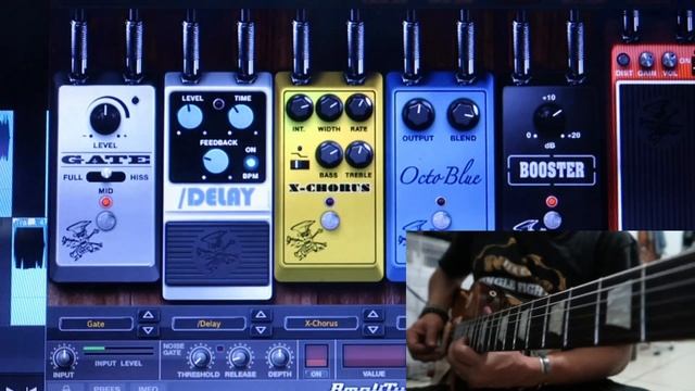 Mencoba AMPLITUBE 4 SLASH presets tone смотреть онлайн