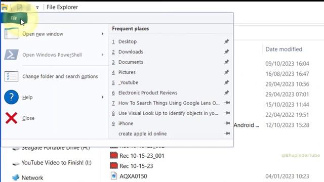 Remove recent files from quick access Windows смотреть онлайн