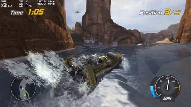 XBOX 360 emulator Hydro Thunder Hurricane XENIA смотреть онлайн