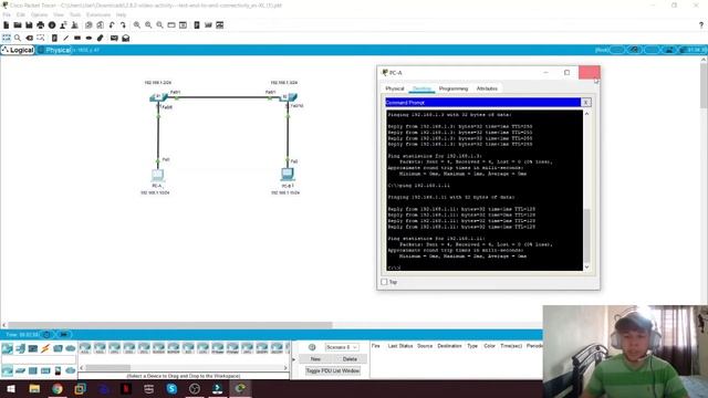 2.8.2 Video - Prueba de conectividad de extremo a extremo смотреть онлайн