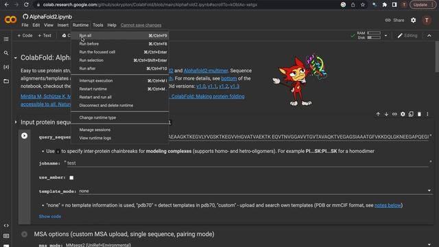 How to use the AlphaFold colab notebook смотреть онлайн