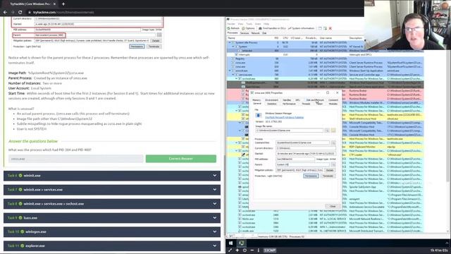 Try Hack Me: Core Windows Processes смотреть онлайн