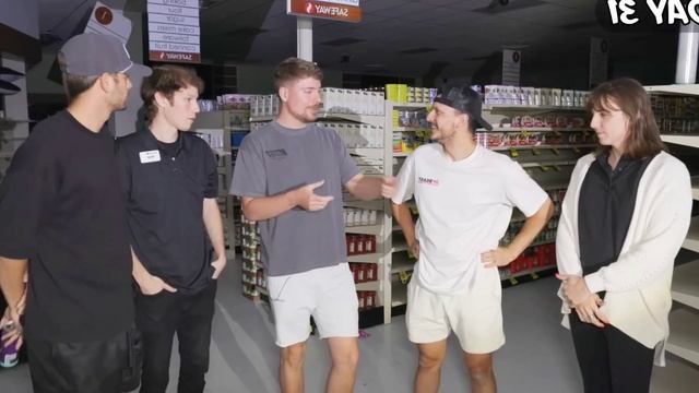 $10,000 Every Day You Survive In A Grocery Store in Urdu/ Hindi | 100 din store ke andar 😱 | mrbeas смотреть онлайн