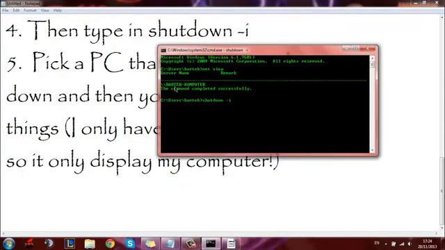 How to shut down computer using cmd (2013) смотреть онлайн