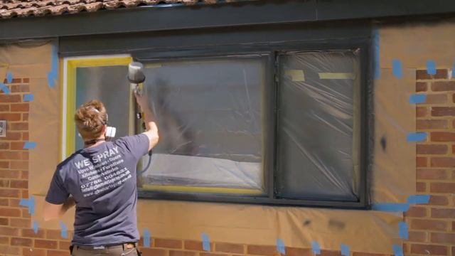 Spray Painting uPVC Windows in any colour of paint смотреть онлайн