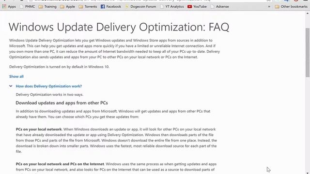 Disable or Enable Windows Update Delivery Optimization смотреть онлайн