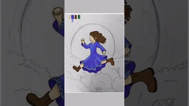 The Girl Who Drank The Moon Fanart -IBIS PAINT- смотреть онлайн