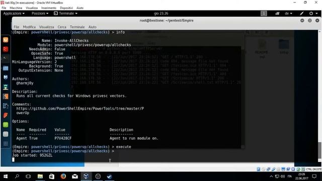 privesc & persistence on powershell empire vs win 10 pro x64 смотреть онлайн