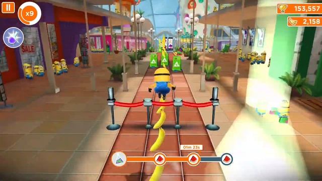 Despicable Me: Minion Rush - The Mall Gameplay смотреть онлайн