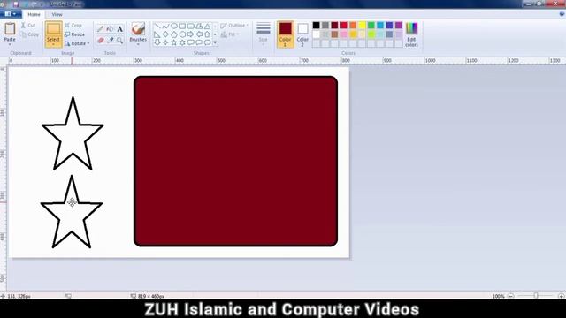 Microsoft Windows Seven Full Tutorial in Pashto Lesson 23 | MS Paint Part. 2 Full Practical Work смотреть онлайн