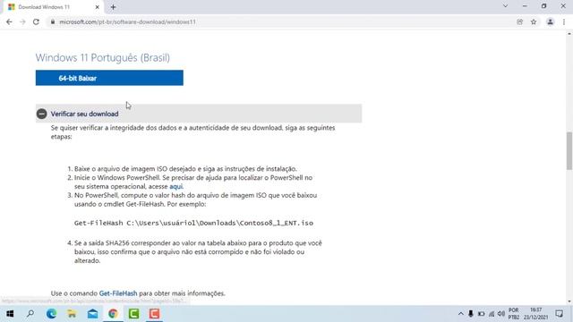 COMO TER A IMAGEM ISO DO SISTEMA WINDOWS 11 SALVA NO COMPUTADOR E NOTEBOOK смотреть онлайн