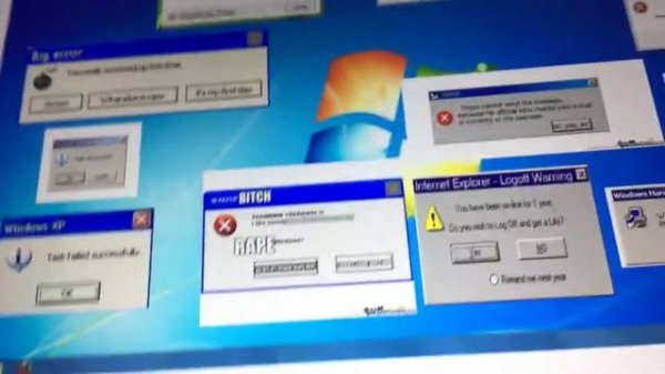 Windows 7 crazy error glich