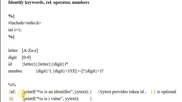 Lecture 13 Lex Program for Token Recognition in Compiler Simple Example - P. Kuppusamy смотреть онлайн