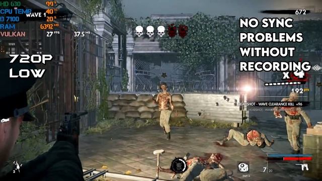 Zombie Army 4: Dead War || Intel HD/UHD 520/530/620/630 + i3 7100 Performance Test || 720p Low смотреть онлайн