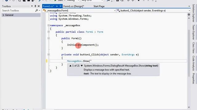 Cara membuat MessageBox dengan bahasa C# (Basic) смотреть онлайн