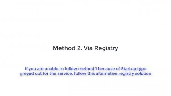 How To Fix Error 1058 The service cannot be started in Windows 10