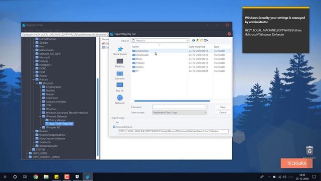 Windows 10 1809 - Disable Virus & Threat Protection | Your settings is managed by administrator смотреть онлайн