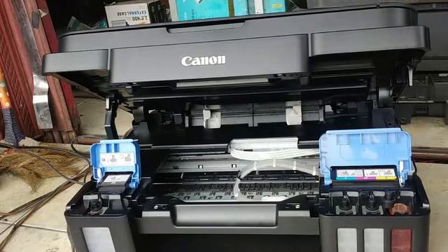 SETTING AWAL PRINTER CANON G2010 / G SERIES смотреть онлайн