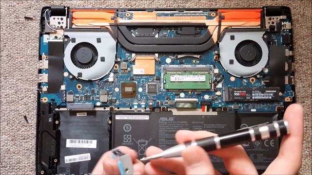 How to replace hard drive with SSD / Asus GL502 смотреть онлайн