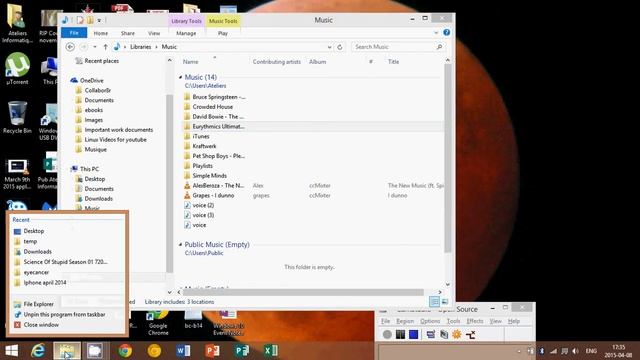 Windows 8.1 Back to basics How to copy files with drag and drop with 2 file explorer windows смотреть онлайн