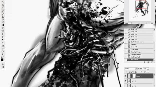 Zombie - Photoshop Speed Drawing | Austen Mengler (2009) смотреть онлайн