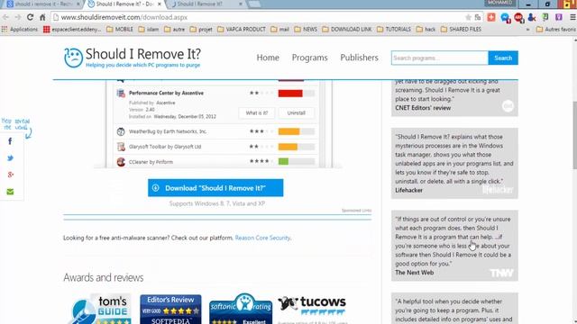 Should I Remove It? windows apps смотреть онлайн