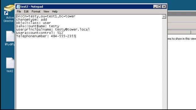 Windows Server 2008 AD ldifde tutorial смотреть онлайн