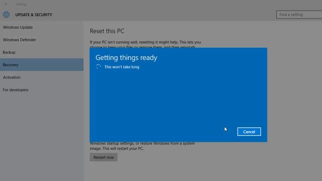 Windows 10 - How To Reset Your PC and Fix Some Files are Missing Error смотреть онлайн
