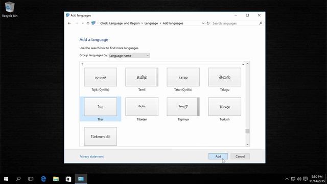 วิธีเปลี่ยนภาษาที่แสดงให้เป็นภาษาไทยบน Windows 8.1/10 смотреть онлайн