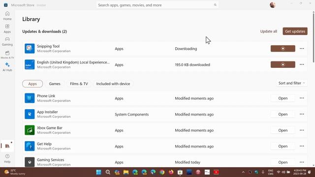 Windows 11 22H2 Moment 4 core apps need a Microsoft store update to see new features смотреть онлайн