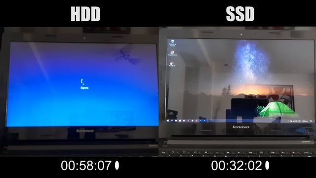 SSD vs HDD tiempo de arranque windows 10 смотреть онлайн