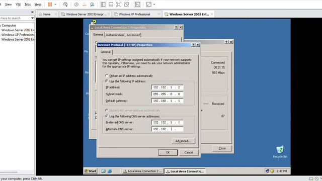 Windows Server 2003 Enterprise Edition Đặt địa chỉ IP, Cấu Hình DNS Secondary, Backup dữ liệu смотреть онлайн
