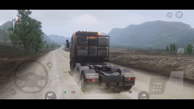 Trying To Get Job From Last Point Of Quarry Off-road Map | Truckers Of Europe 3 - Mobile Gameplay смотреть онлайн