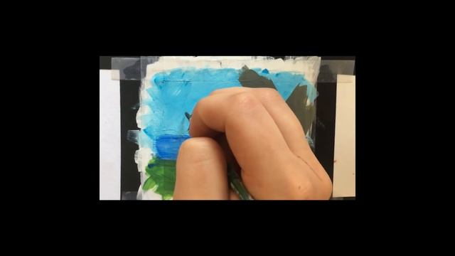 Open Window Painting - Timelapse смотреть онлайн