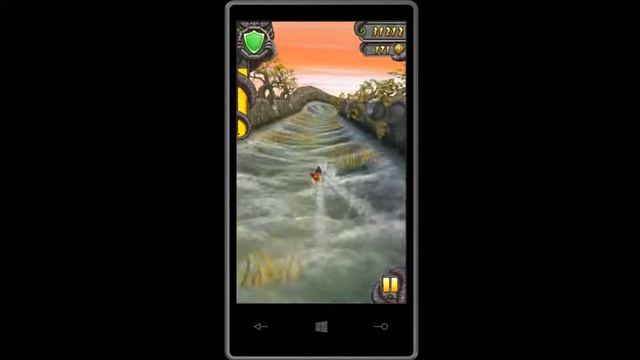 Temple Run 2 on 512MB RAM device (Lumia 520 - Windows Phone) смотреть онлайн