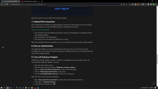How To Fix Battle.net BLZBNTBNA0000000C Error? смотреть онлайн