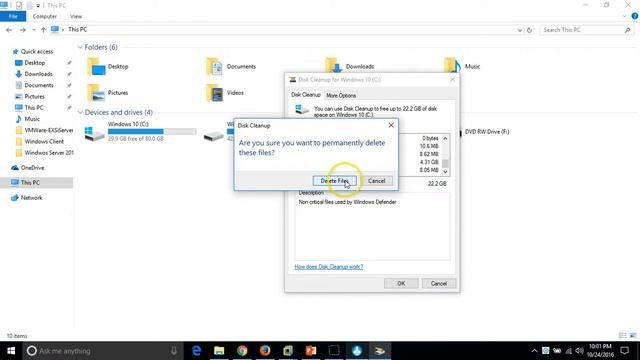 How to delete the Windows old folder from Windows 10 смотреть онлайн
