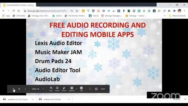 DIGITAL TRAINING CLASS SESSION 2 - Audio Editing Class 1 смотреть онлайн