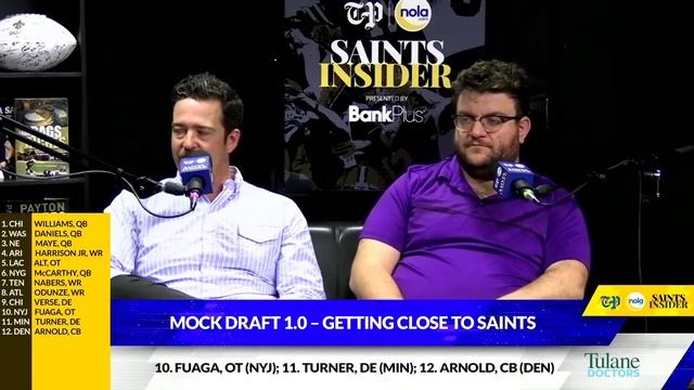 Saints Insider, April 3: NFL mock draft, version 1.0 смотреть онлайн