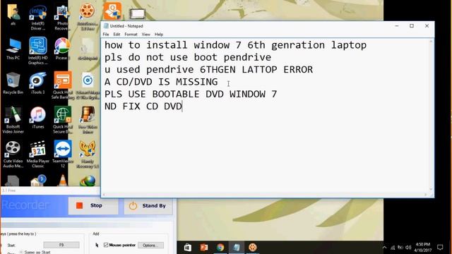 how to install windows 7 on 6th generation смотреть онлайн
