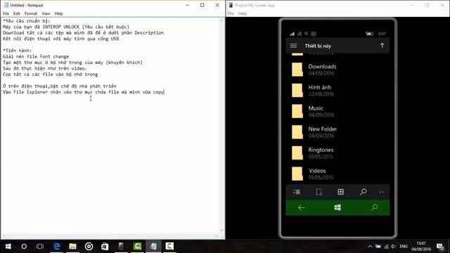 Mẹo hay 2:Thay đổi font chữ hệ thống trên Windows 10 Mobile смотреть онлайн