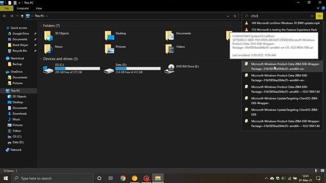Microsoft has started preparing PCs for Windows 10 21H1 смотреть онлайн